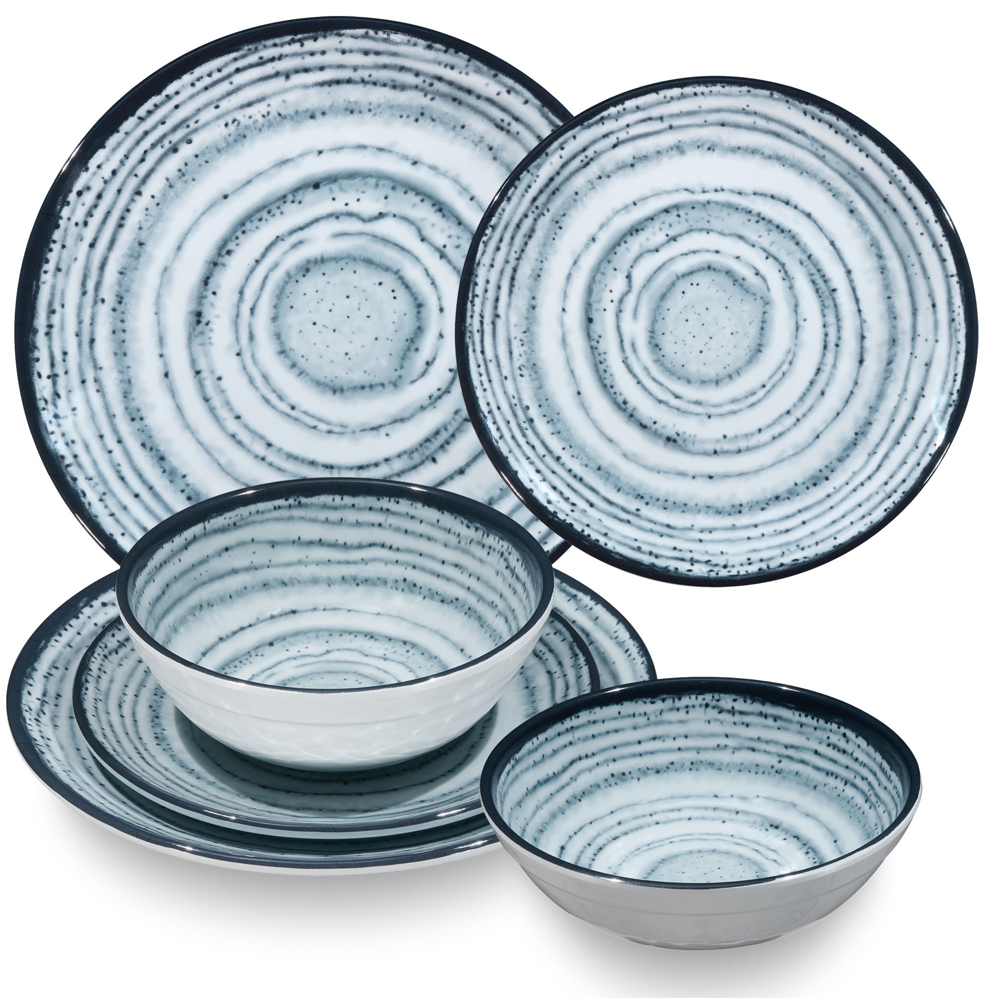 Image of Camping Tableware For 2 People - 6 Pieces - Dishwasher Safe Dining Set, Camping Accessories, Camping, Festival, Picnic, Garden Party