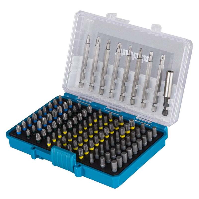 Makita P-81050 99-piece Bit Set – With Magnetic Bit Holder For Screw & Assembly Work