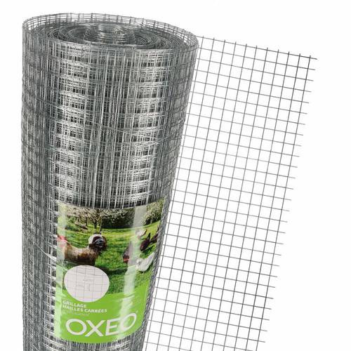 photo de l'article grillage à poule 30m haut 1m - acier galvanisé à chaud – 16x16mm - filet de clôture pour poulailler - epaisseur fil 0,8mm