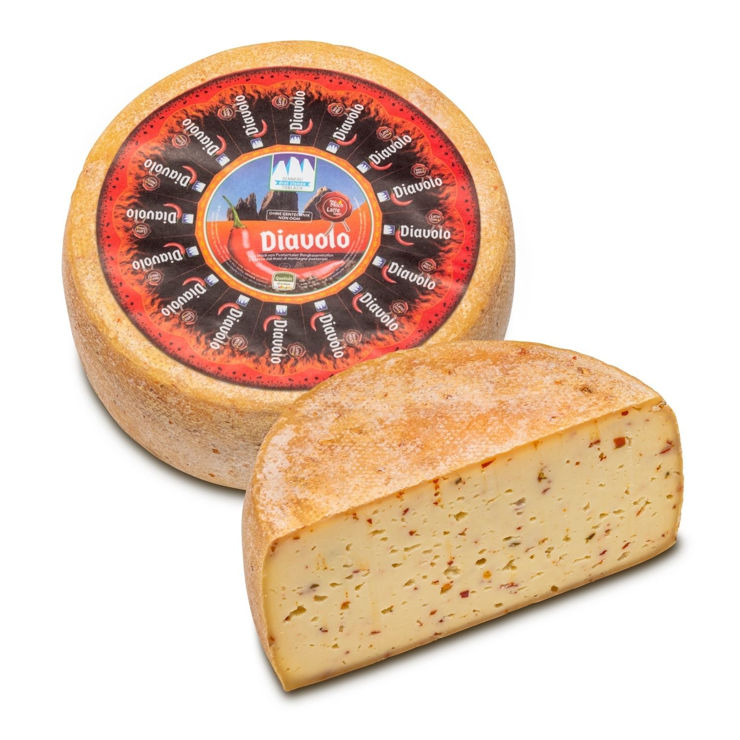 E-shop Diavolo Käse mit Chili Senn. Drei Zinnen ca. 500 gr.