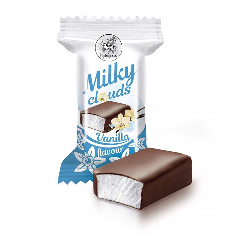 Image of Flying Cow Milky Vanilla-flavored Foam Candies 1 Kg