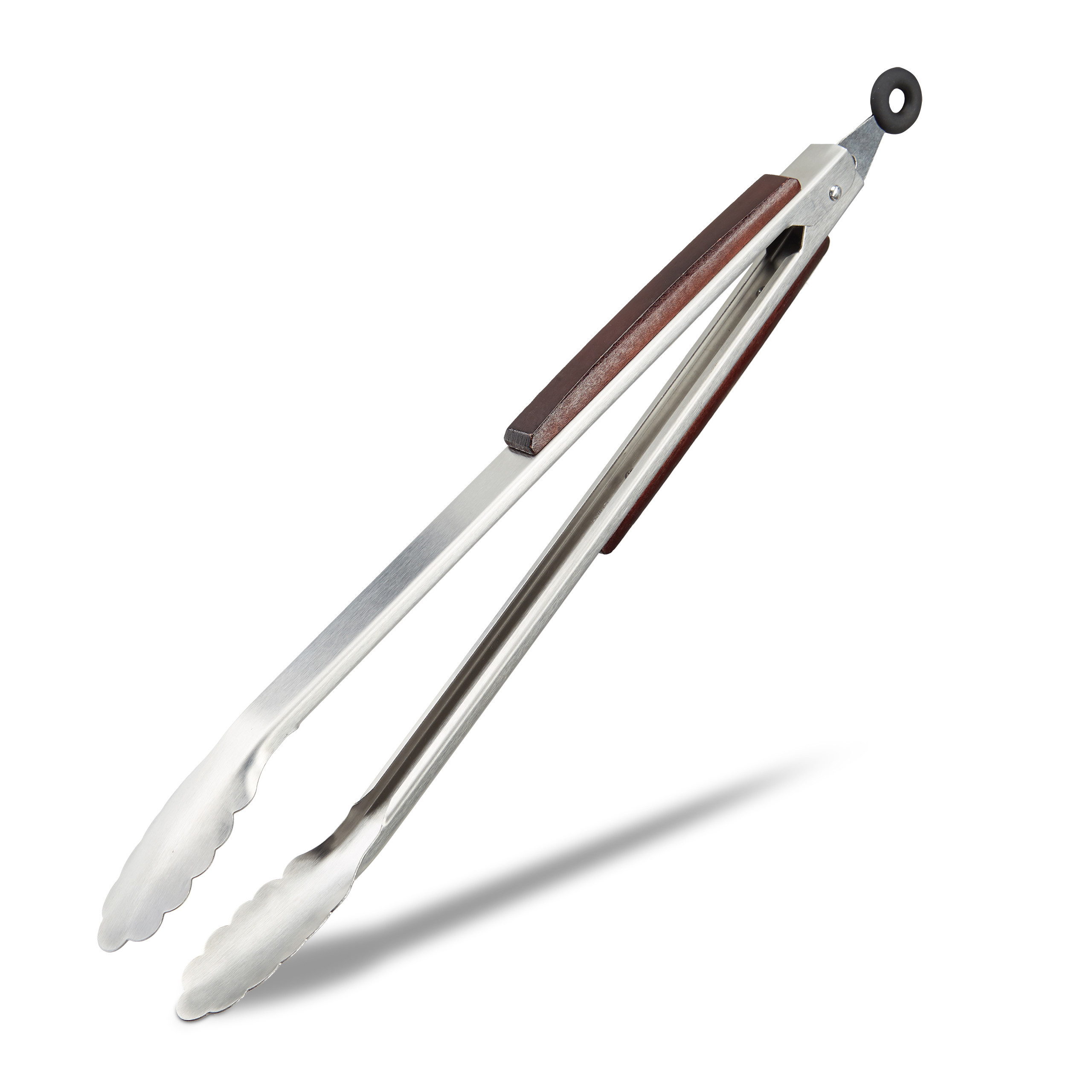 Silver Kitchen Tongs - 38 Cm