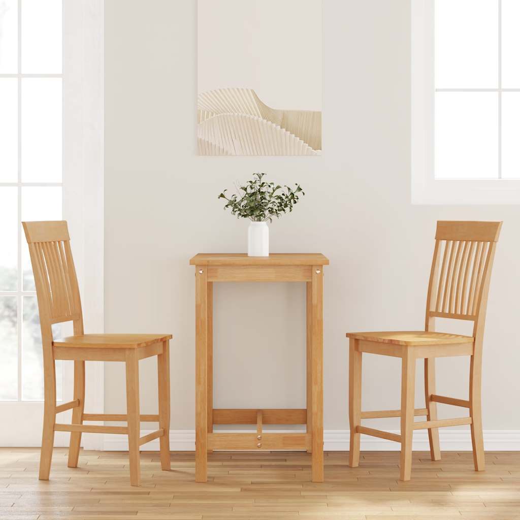 Image of Vidaxl Bar Stool, Bar Chair, Bistro Chair, Kitchen Stool, Restaurant Chair, Pub Chair, Counter Stool, Wooden Bar Stool