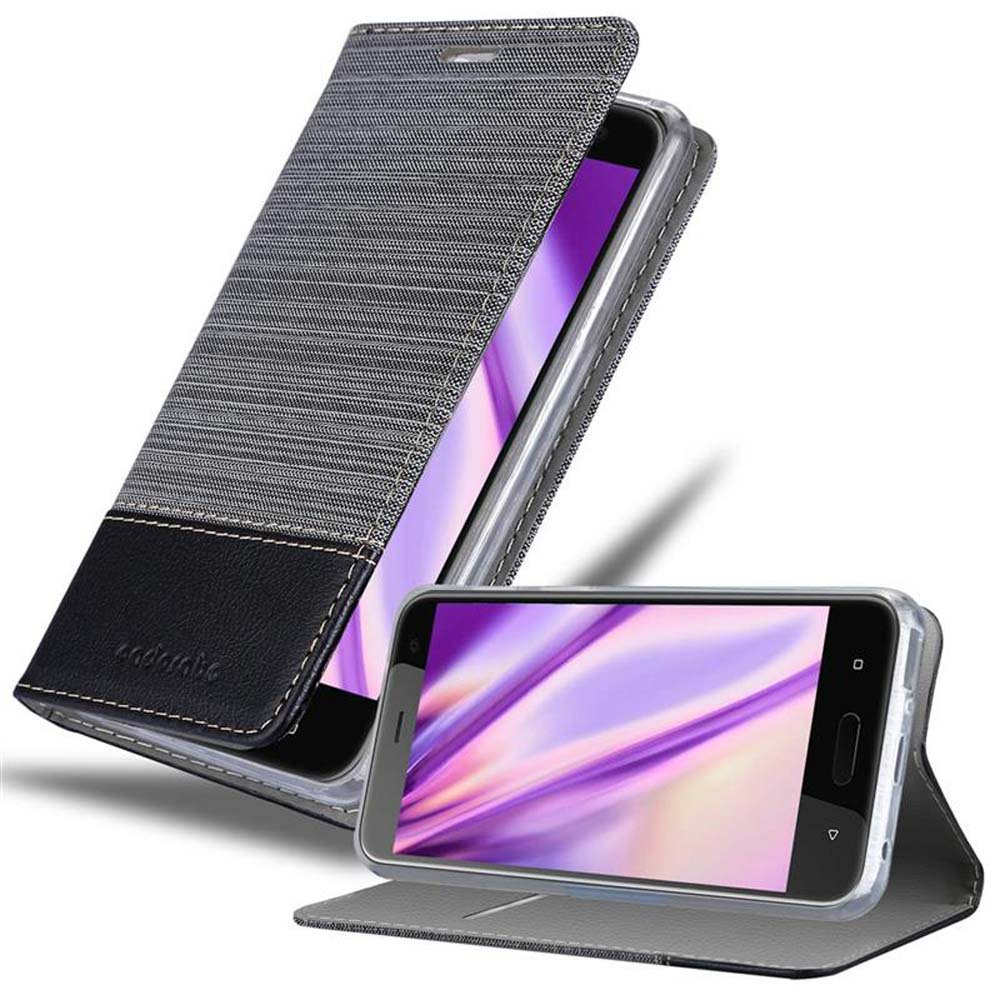 Case Compatible For Htc U11 Life Protective Cover With Magnetic Closure, Stand Function And Card Slot Flip Case Cover Phone Case Folding Case Book Bag