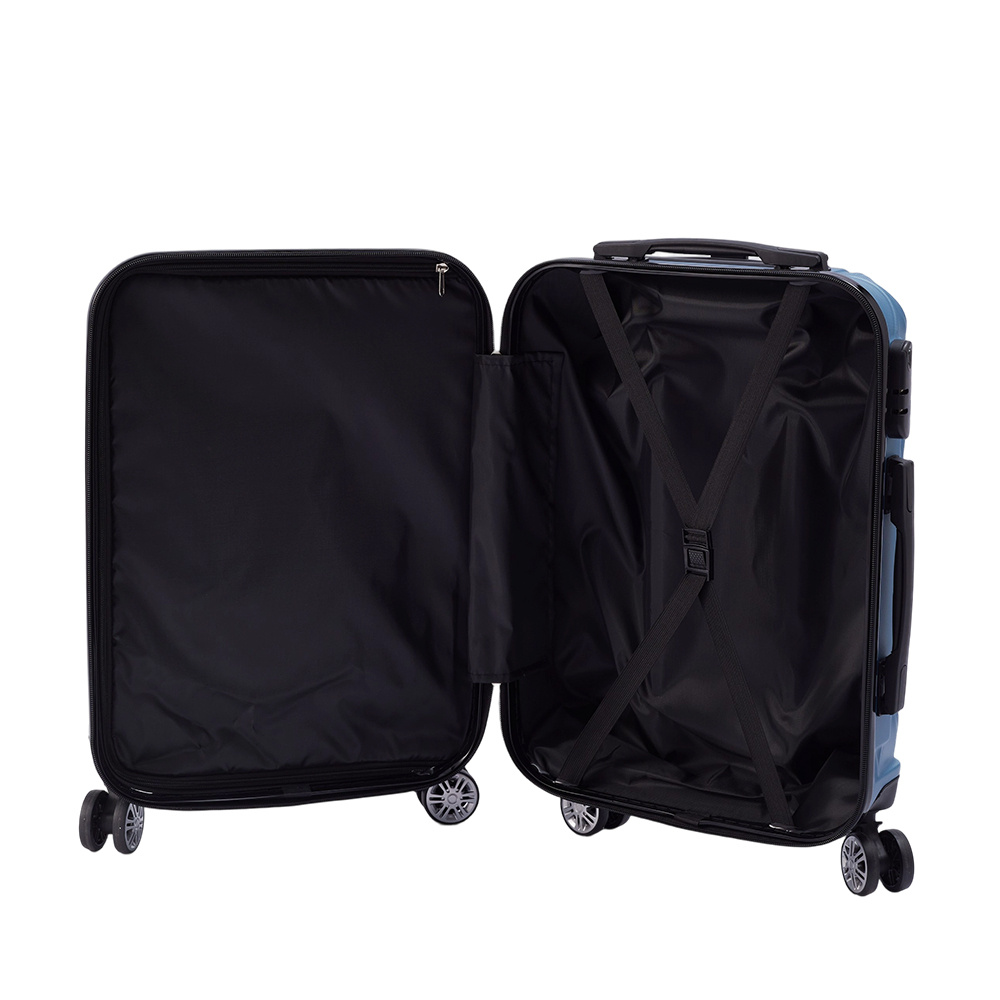 20 Inch Travel Suitcase with Spinner Wheels and Hardcase Shell