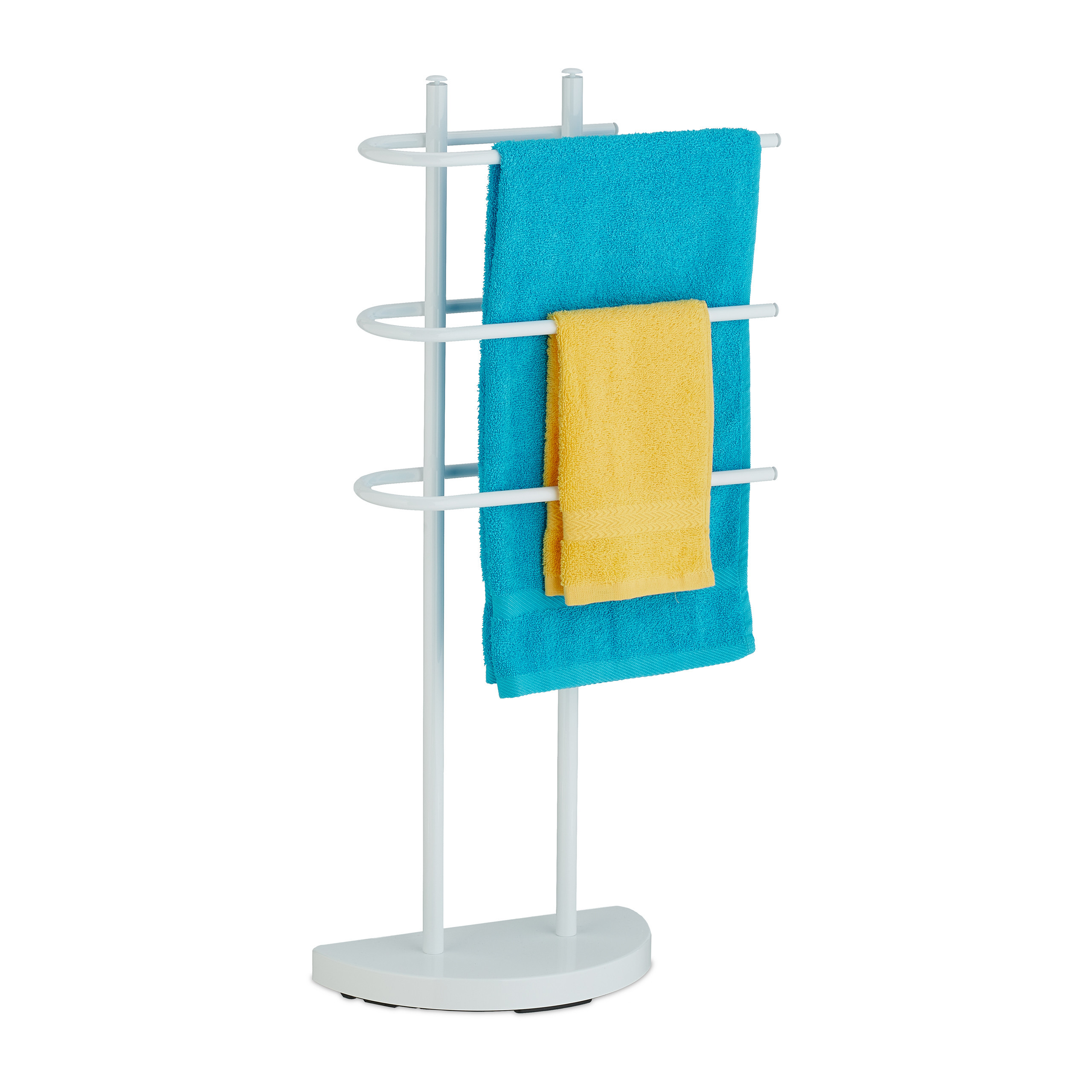 Towel Stand In White - (w)39 X (h)83 X (d)18 Cm