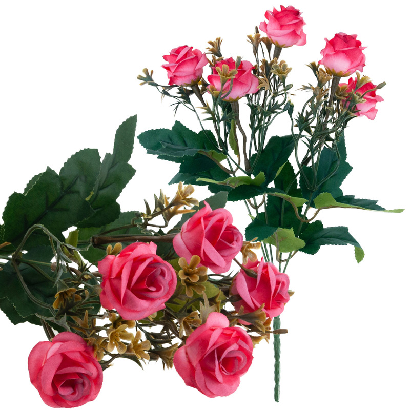 Rose Różyczki X5 Bouquet Decoration - Artificial Rose Bouquet