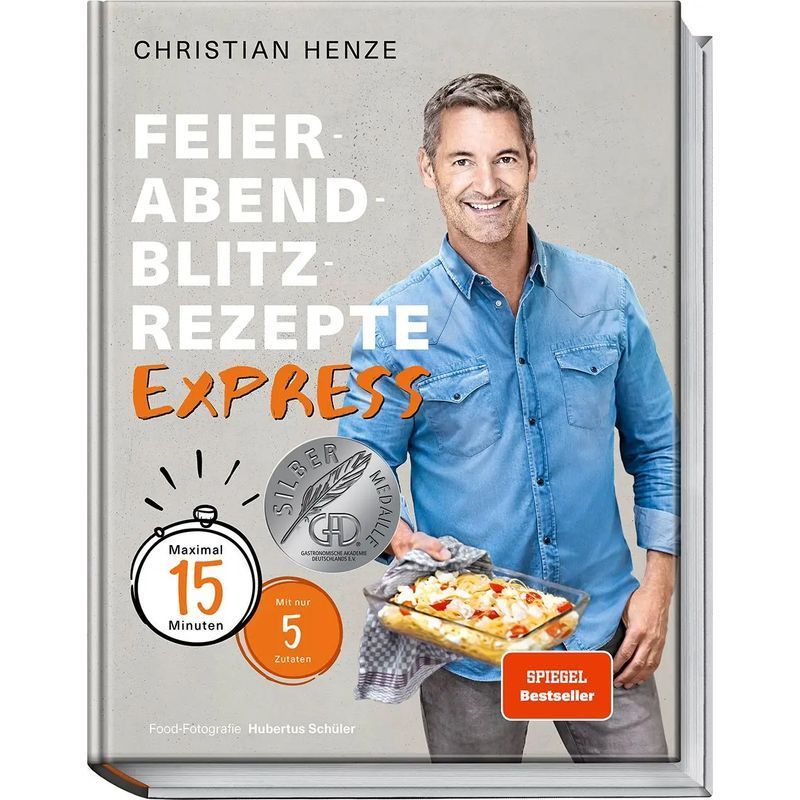Image of After Work Blitz Recipes Express - Book - Maximum 15 Minutes With Only 5 Ingredients - Christian Henze - 192 Pages - German - 2021 - Becker Joest Volk Publishing - Ean 9783954532278