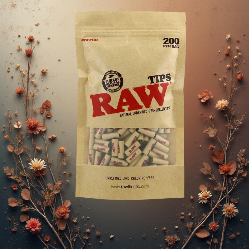 Authentic Pre-rolled Tips, 200 Tips Per Bag 1 Pack