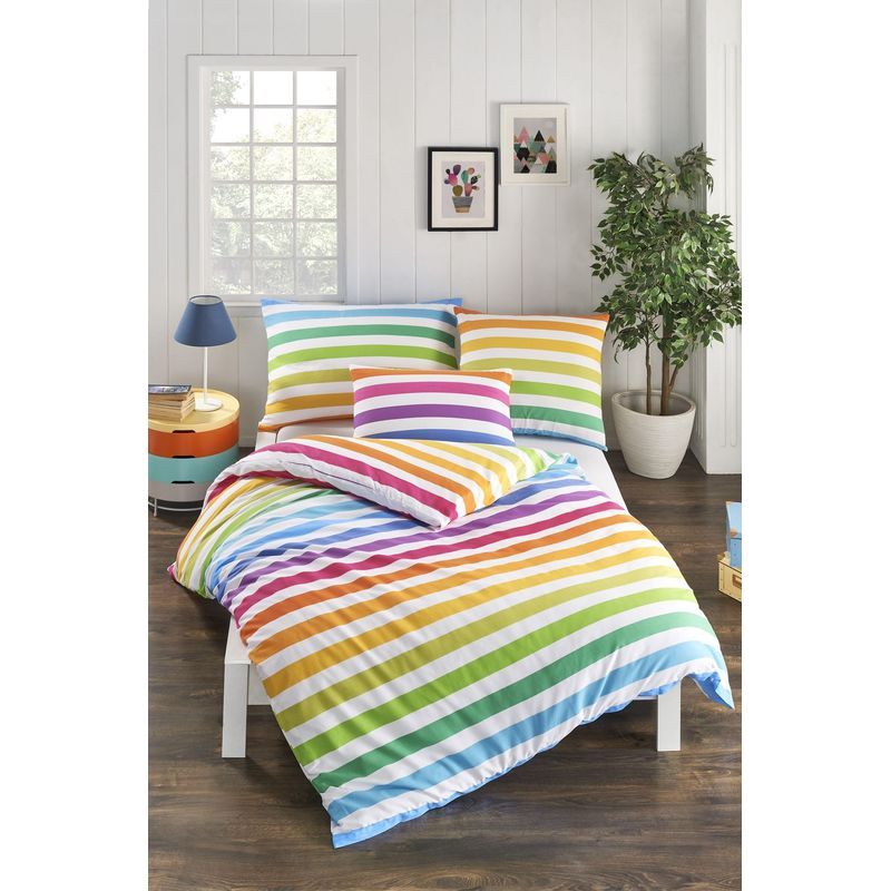 Bed Sheet Set 2pcs. Rainbow 135 X 200 Cm 80 X 80 Cm