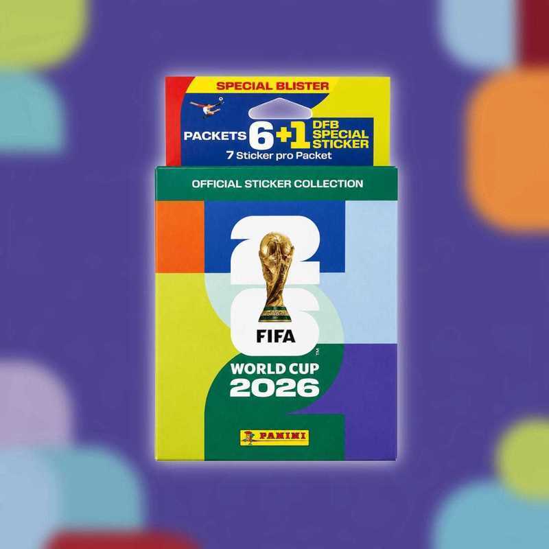Panini Fifa World Cup Wm 2026 Sammelsticker Pack ( + 1x Special Sticker)