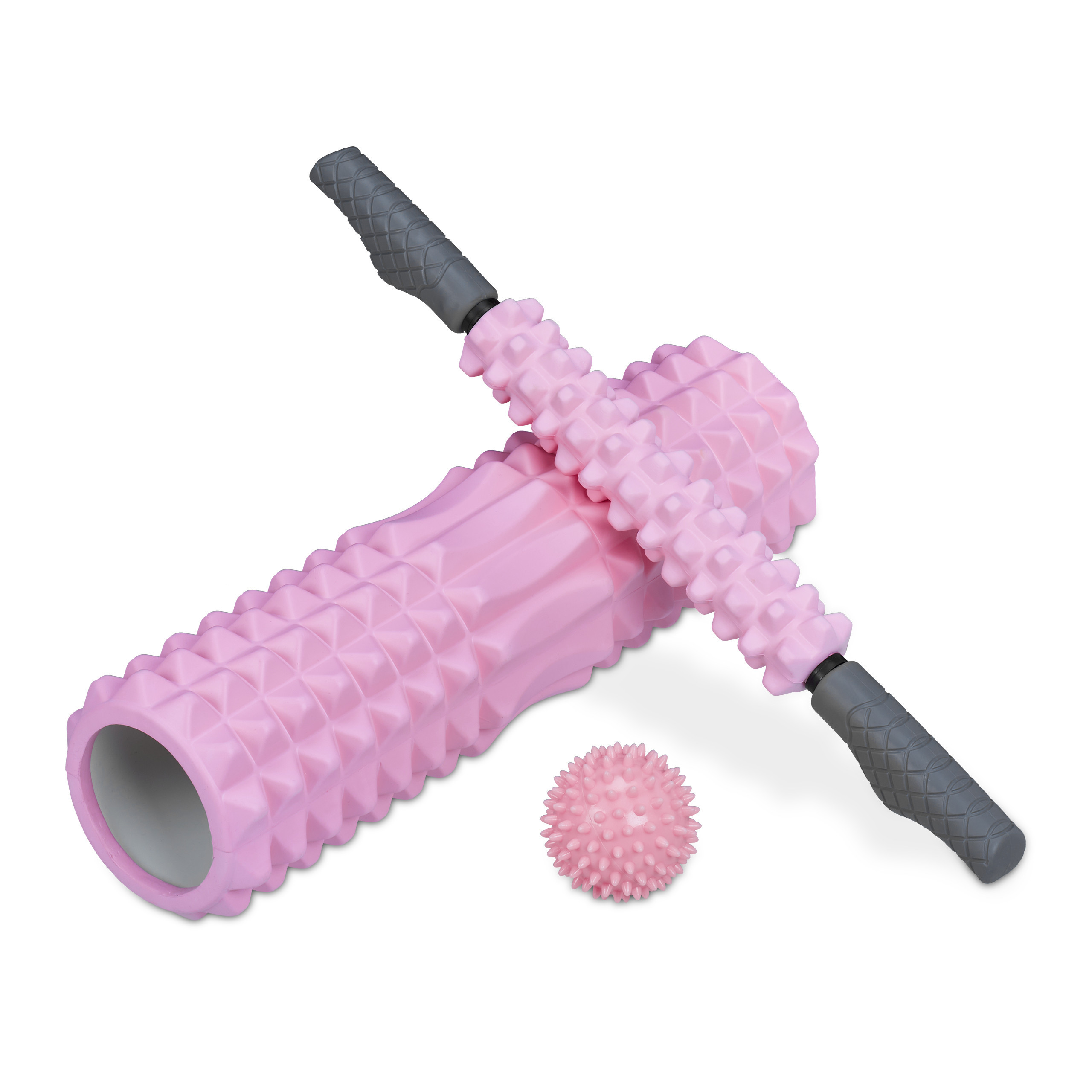 3pcs. Fascia Roll Set In Pink