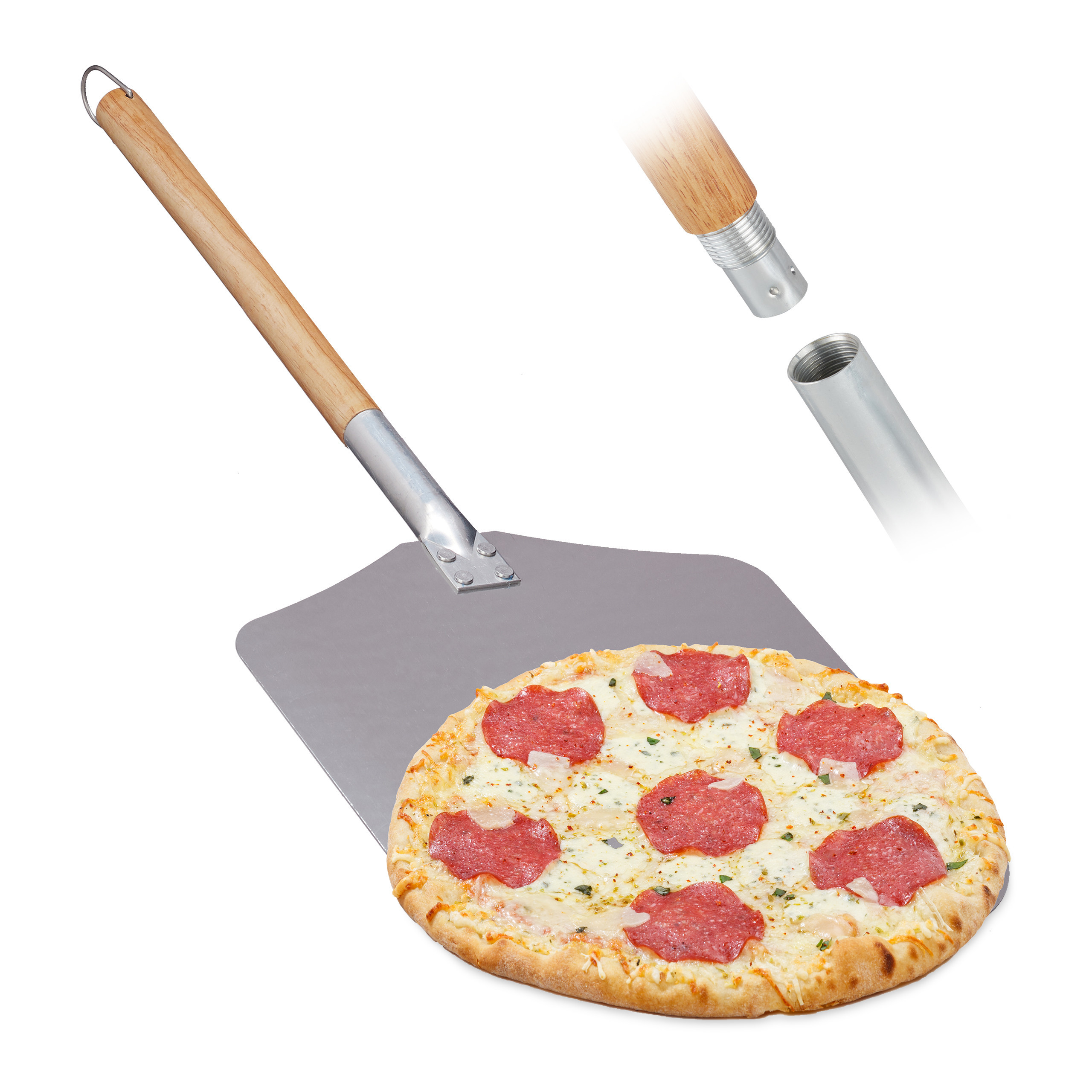 E-shop Pizzaschaufel in Natur/ Silber