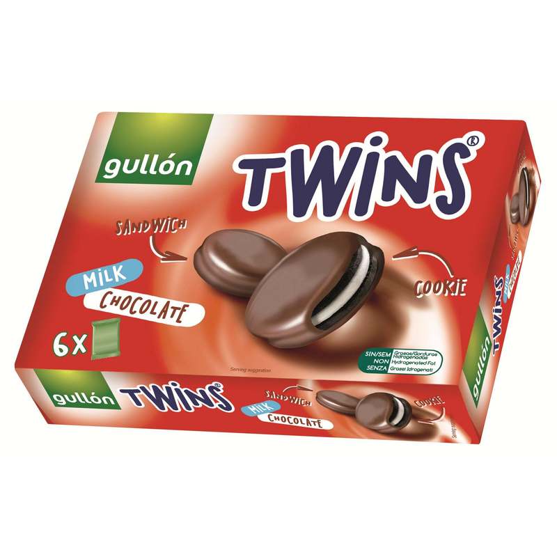 Gullon Twins White Chocolate 252g