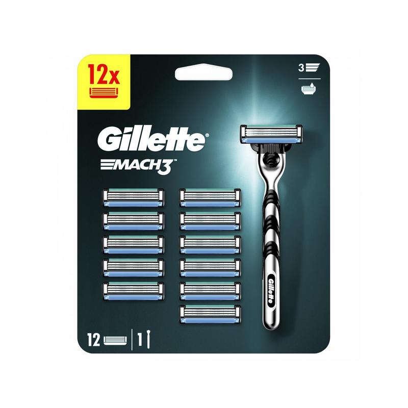 Gillette Mach3 12-pack + Case