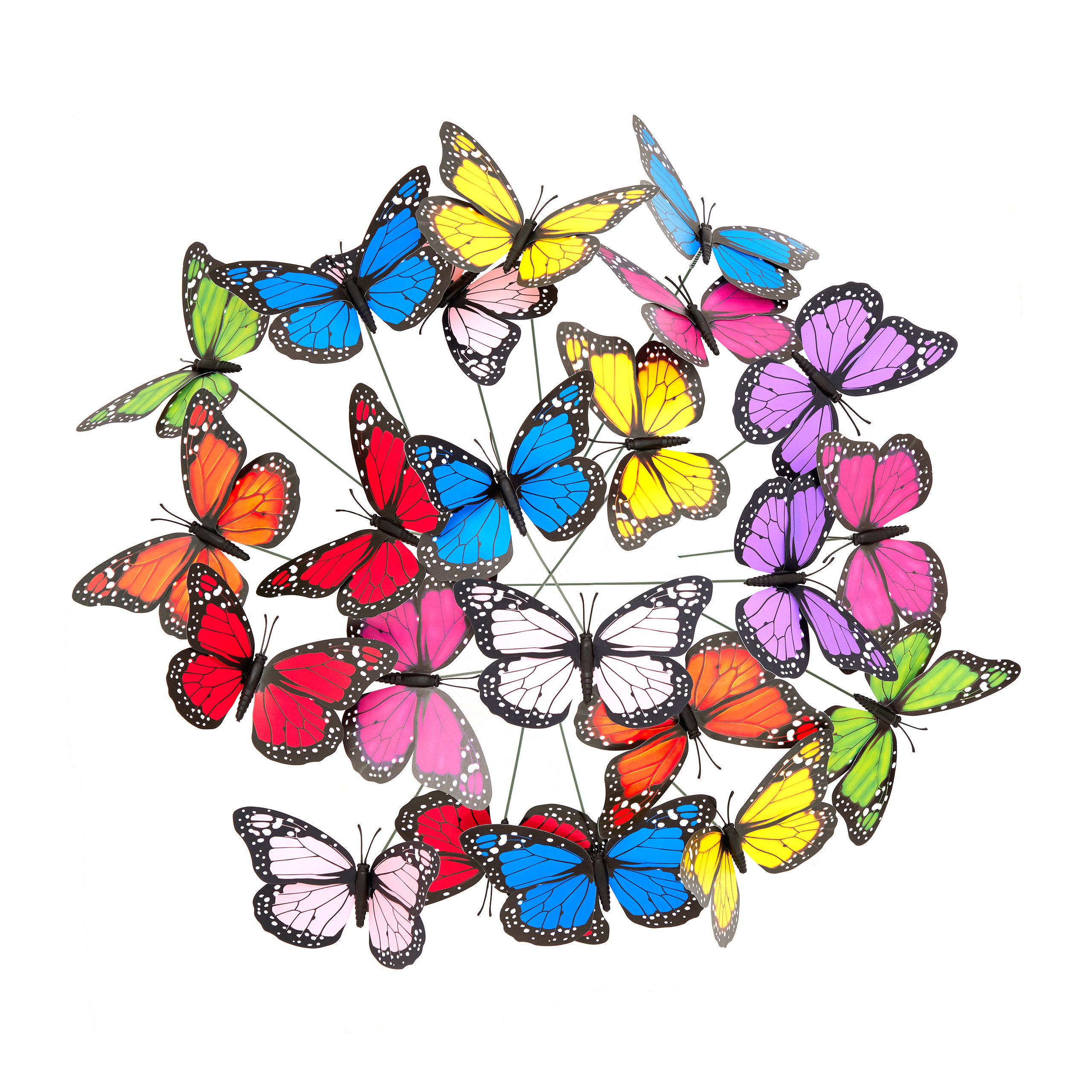 36x Colorful Garden Decoration
