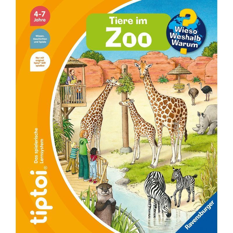 Tiptoi Why, How, Why Animals In The Zoo - Inka Friese - Book - Tiptoi Why, How, Why - 16 Pages - German - 2025 - Ravensburger Verlag - Ean 9783473493050
