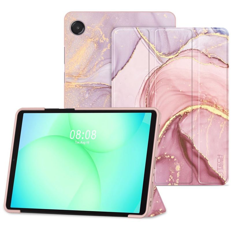 Image of Etui Smartcase For Galaxy Tab A9+, A11+ Plus 11.0, X210, X215, X216, , X235, X236, Marble