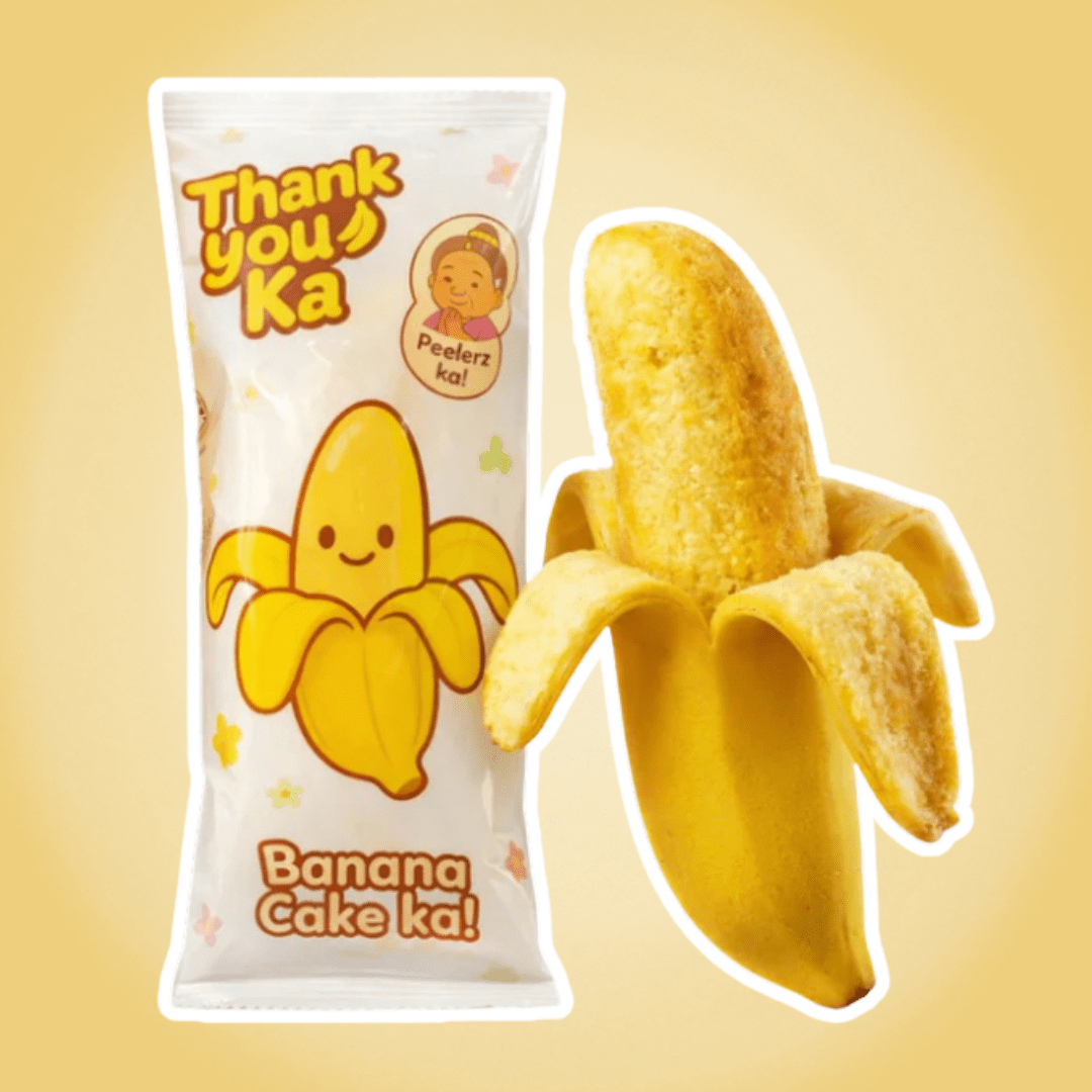 Image of 1× Thank You Ka Banana Cake – Peelable Banana Cake – 65g