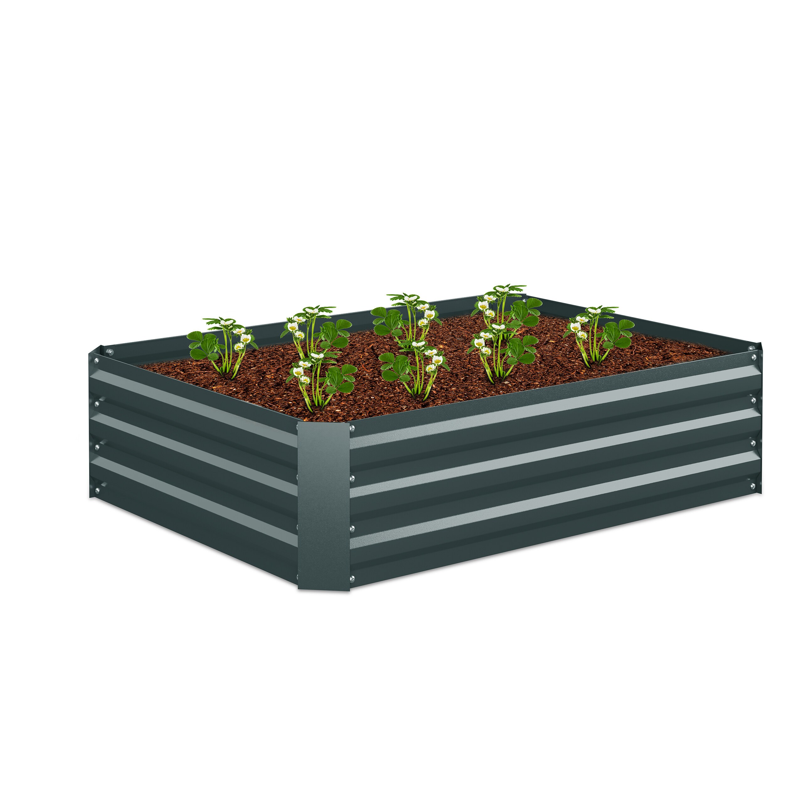 Raised Garden Bed In - (w)120 X (h)30 X (d)90 Cm