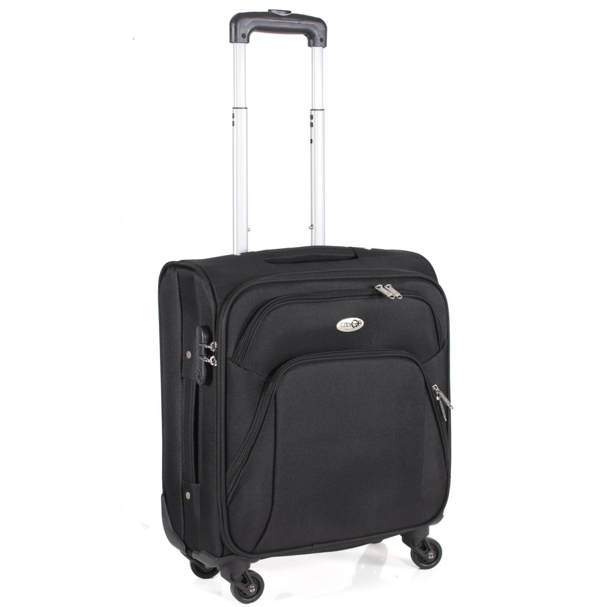 TEMU Cabin 5550 Set Of 2 Lightweight Trolley Suitcases With Soft Carry-on Bag And Small Duffle Bag, Includes 55x40x20 Trolley With Spinner Wheels And