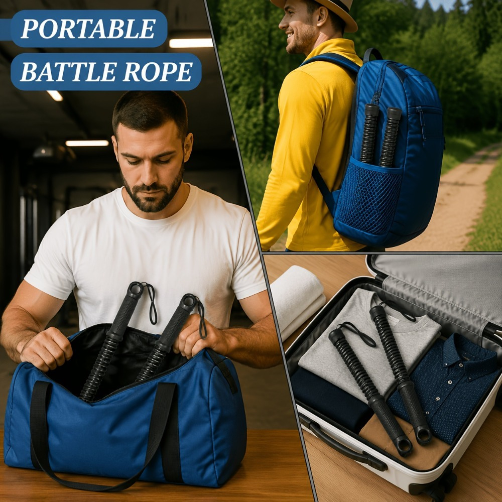 Cordless Battle Rope for Full Body Strength Training