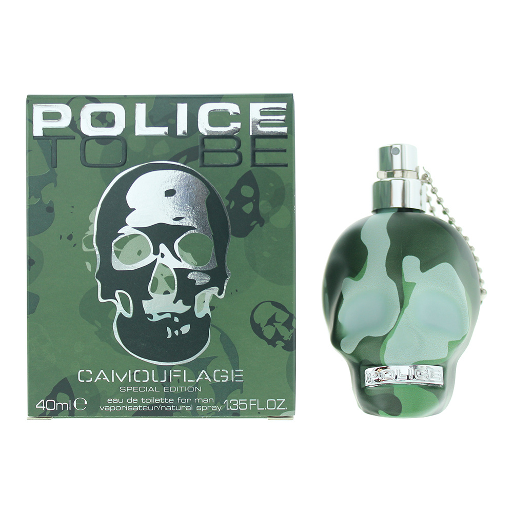 Police to be Camouflage Eau de Toilette for Men 40ml 771242 Wood