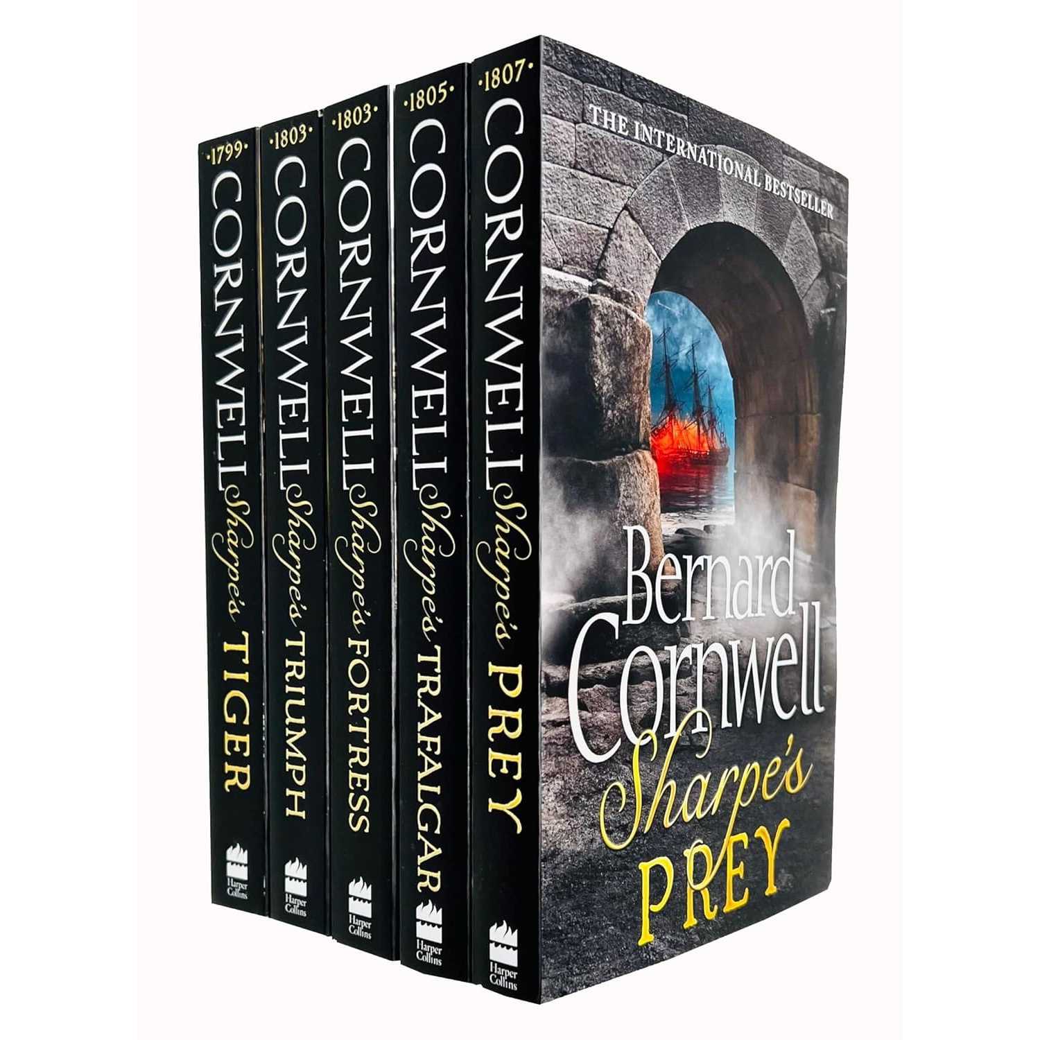 TEMU Sharpe By Bernard Cornwell: Books 1-5 Collection Set - Fiction - Paperback