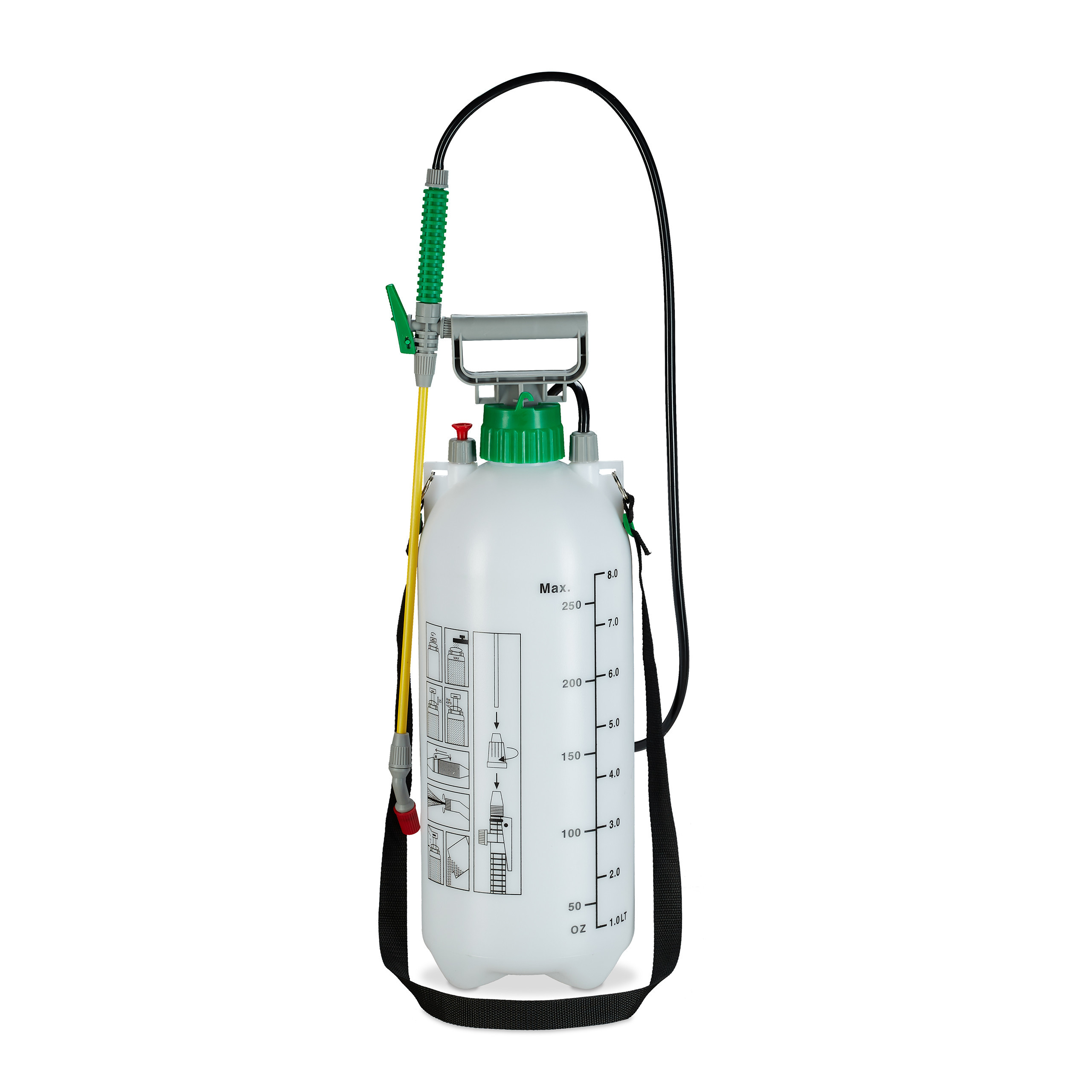 Spray Gun In White/green - 8 L