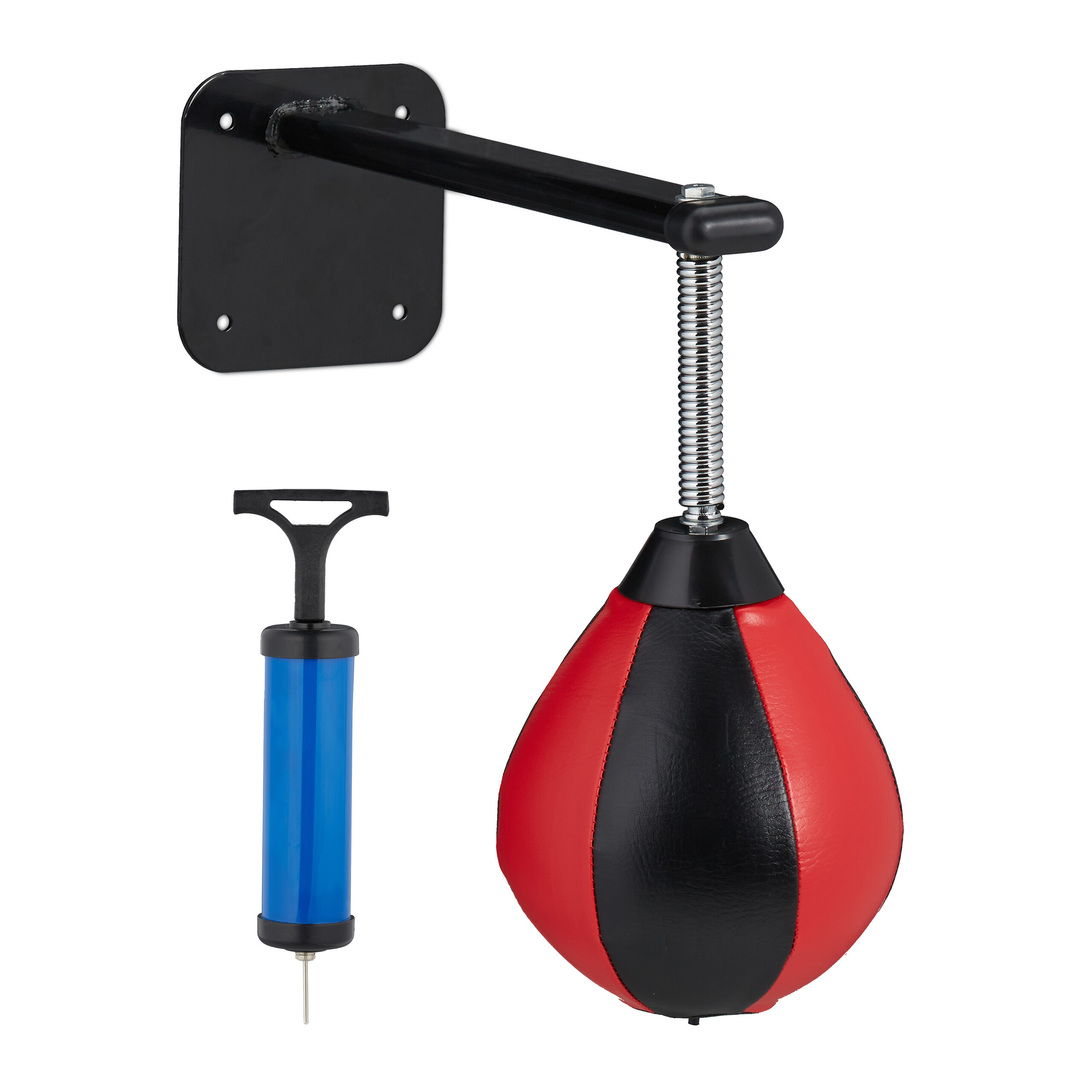 Image of Punching Ball In Black/ Red
