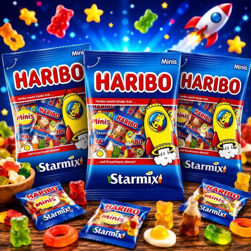 Image of Haribo Starmix Minis 3 X 250g