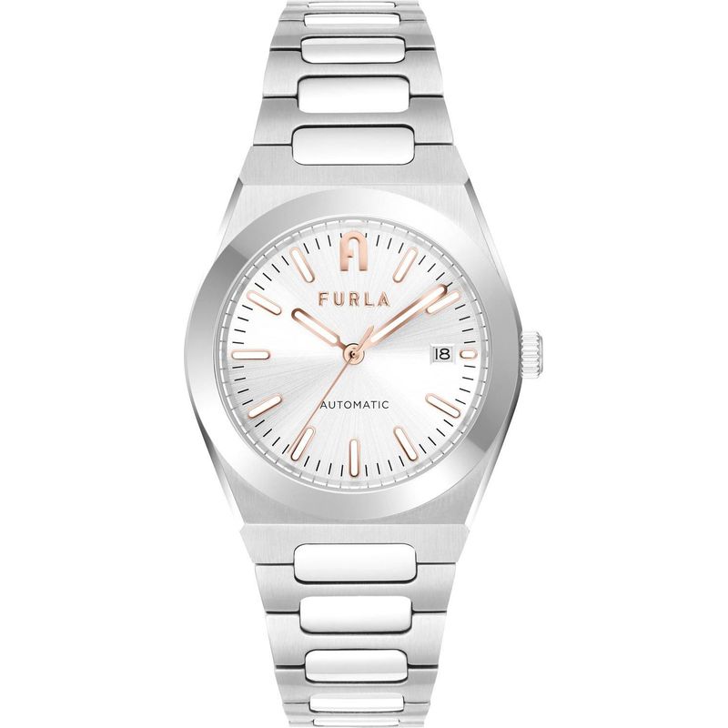 Image of Women's Analog Automatic Watch With Stainless Steel Strap Ww00012001l1