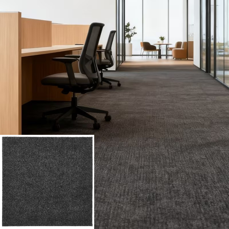 TEMU 12pcs Indoor And Outdoor Self-adhesive Carpets, 30*30cm, With Self-adhesive Backing, Suitable For Large Area Carpet Installation, Perfect For
