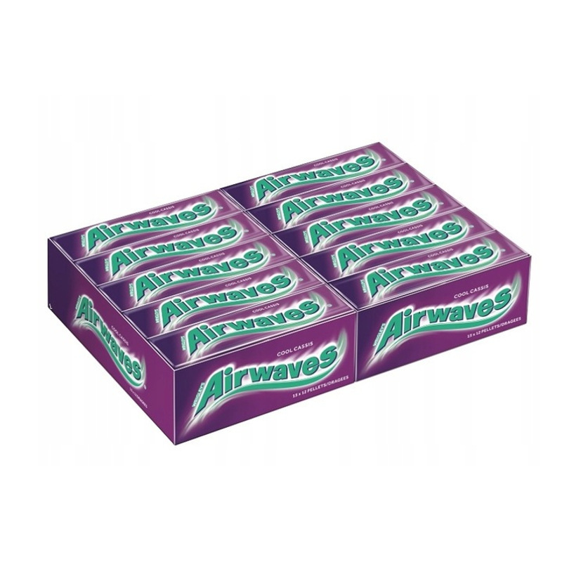 Image of Airwaves Cool Cassis Sugar-free Gum 14g X 30pcs