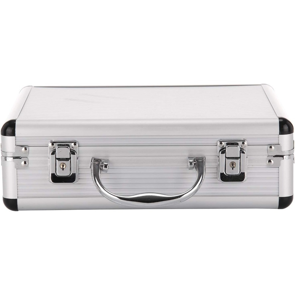 Lockable Silver Flight Case Tool Box for Instruments & Cameras