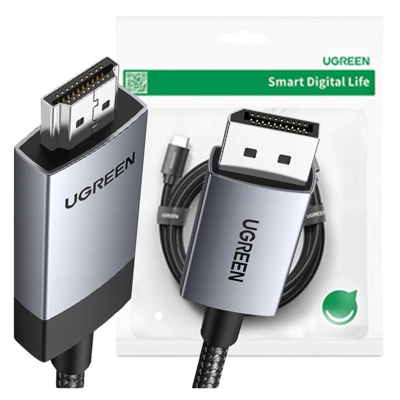 Image of Displayport To 4k Ugreen Dp119, 1m - , High-quality Image, Compatible With Pc, Laptops, Monitors