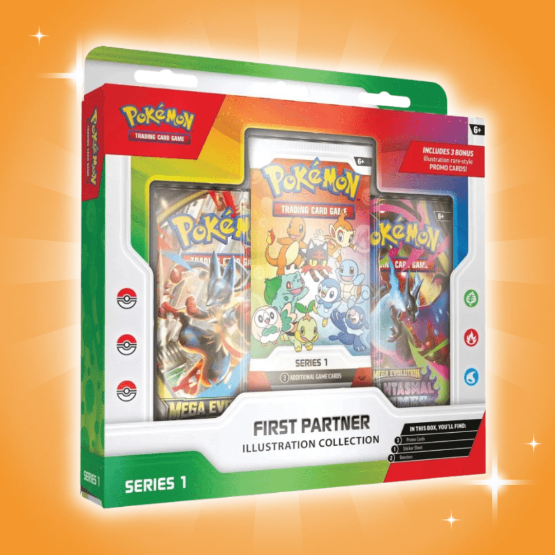 Pokémon First Partner Illustration Collection – | English | 2 Boosters +