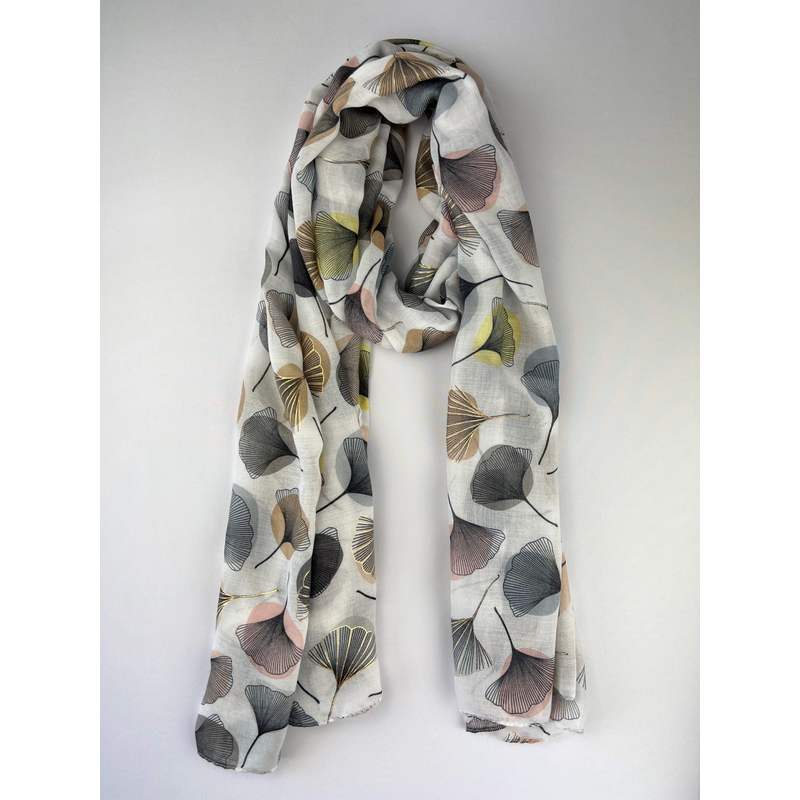 Image of Floral Pattern Scarf Size 180x90cm