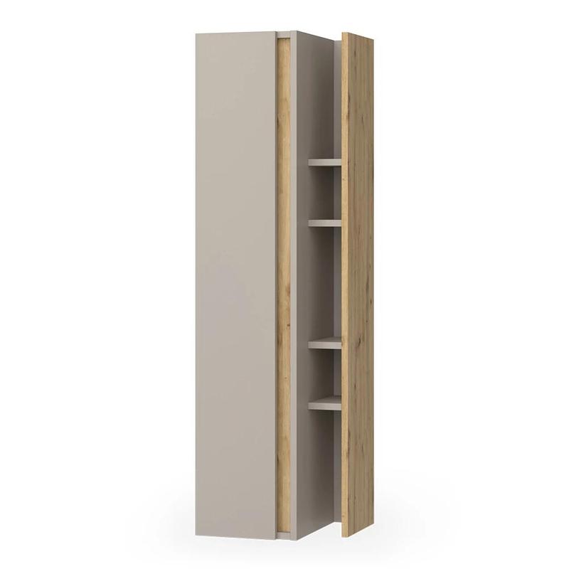 Image of Cashmere 35 X 120 Cm Bathroom Cabinet With 4 Open Shelves Bathroom Cabinet Bathroom Furniture Bathroom Hanging Cabinet The Bathroom Furniture Chipboard, 16 Mm Bathroom