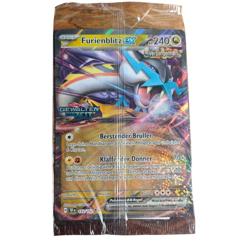 Pokémon Original Jumbo Card - Furienblitz Ex (123/162) - Packed - Sealed With Stamp!