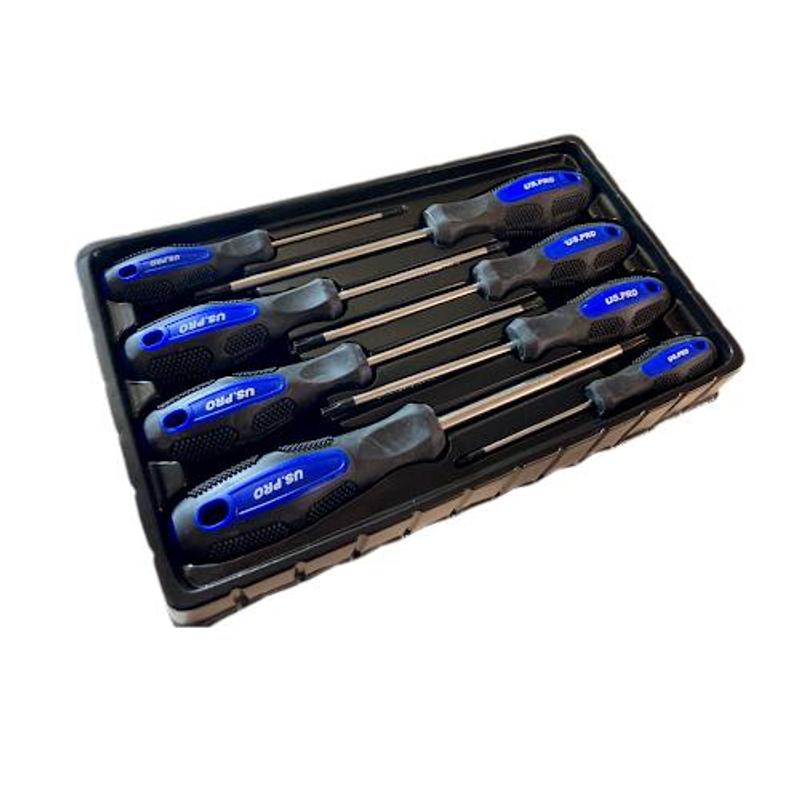 TEMU Us Pro 8pcs Tamper Proof Torx Screwdriver Set