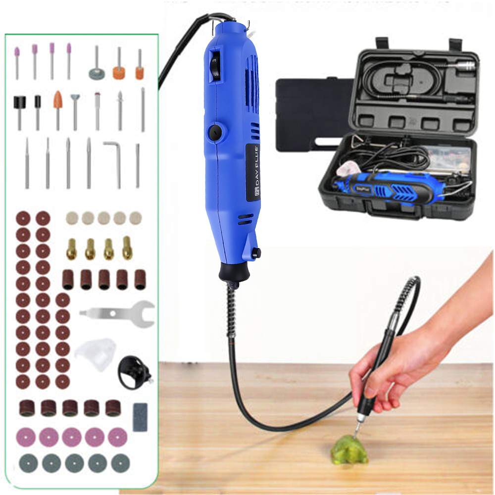 Image of 135w Tool, Rotary Tool Set With 80 Accessories And Case, Variable Speed 10000-32000 Rpm, Grinding Tool, Rotary Tool Set For Grinding, Cutting, Sharpening, Polishing, Cleaning