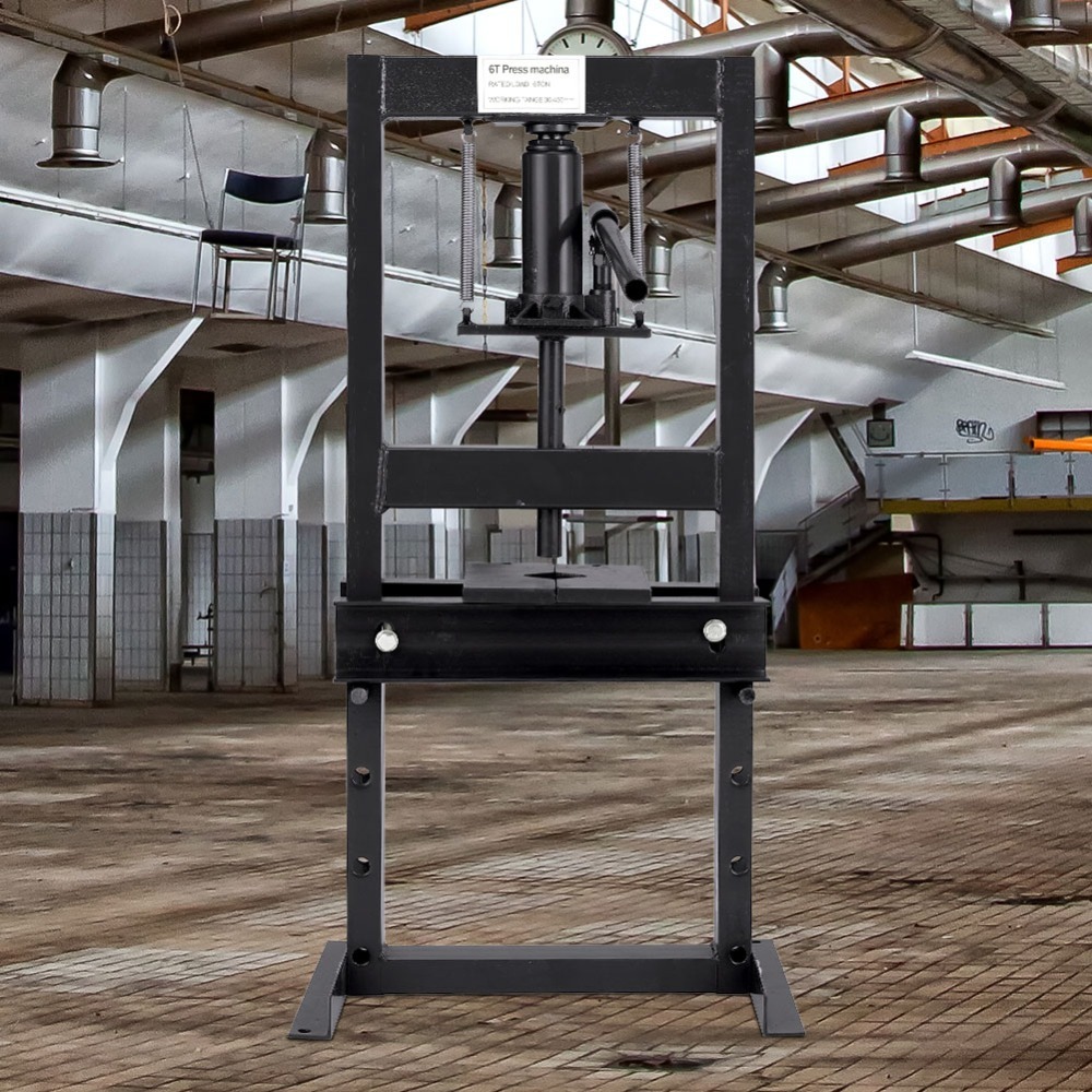 6-Ton Hydraulic Workshop Press for Heavy-Duty Use