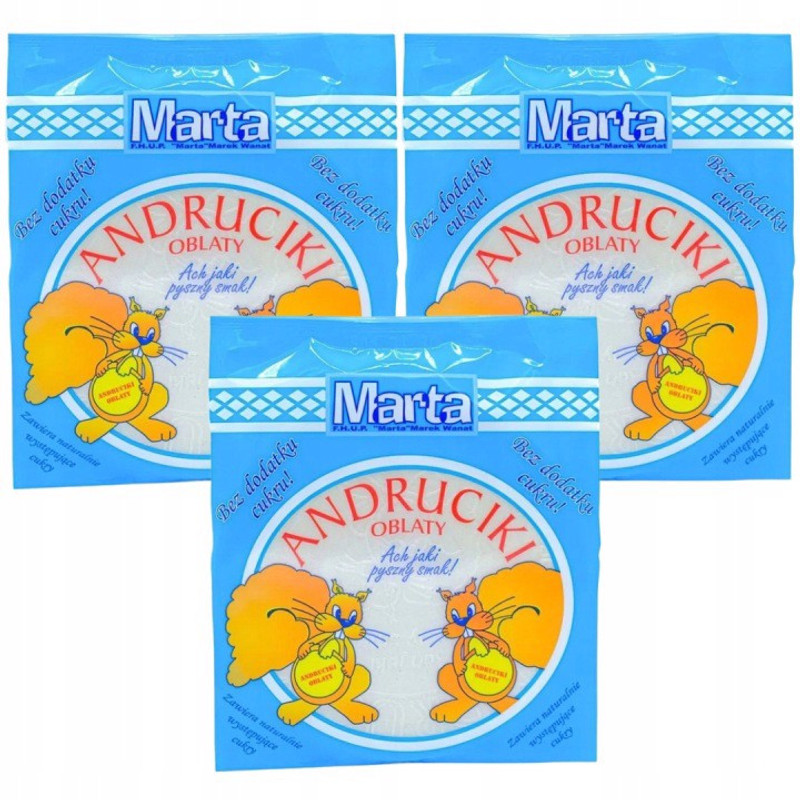 Image of Marta Andruciki Sugar-free Wafers 25g X 3pcs