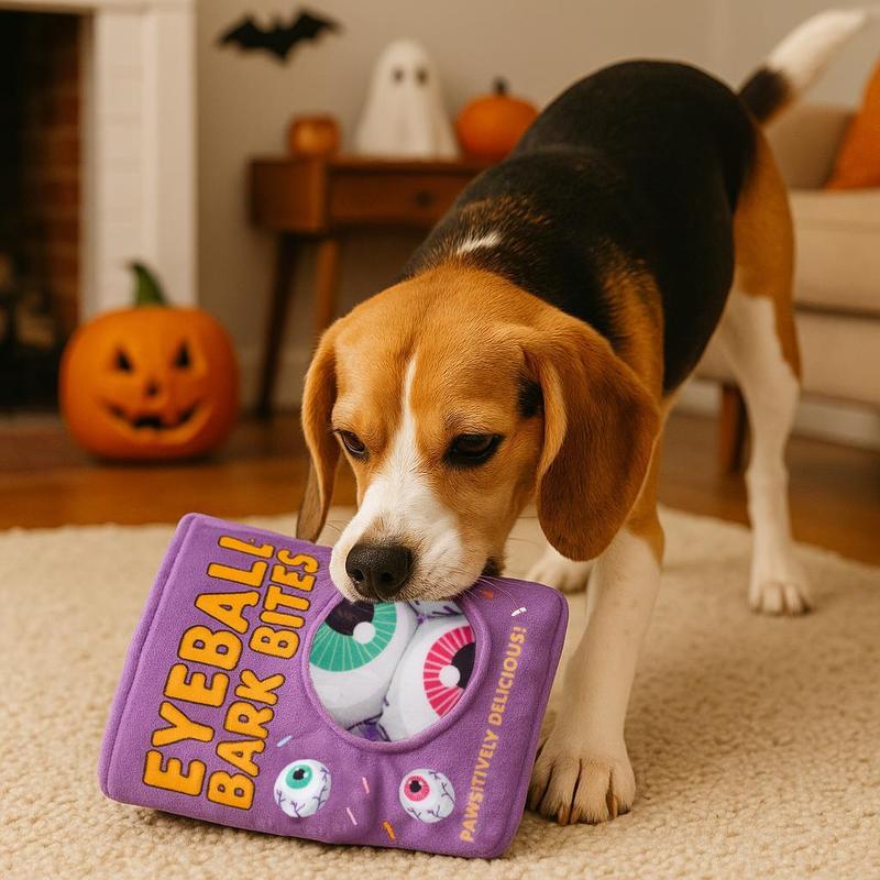Hide & Seek Crinkle Effect Plush Dog Toy