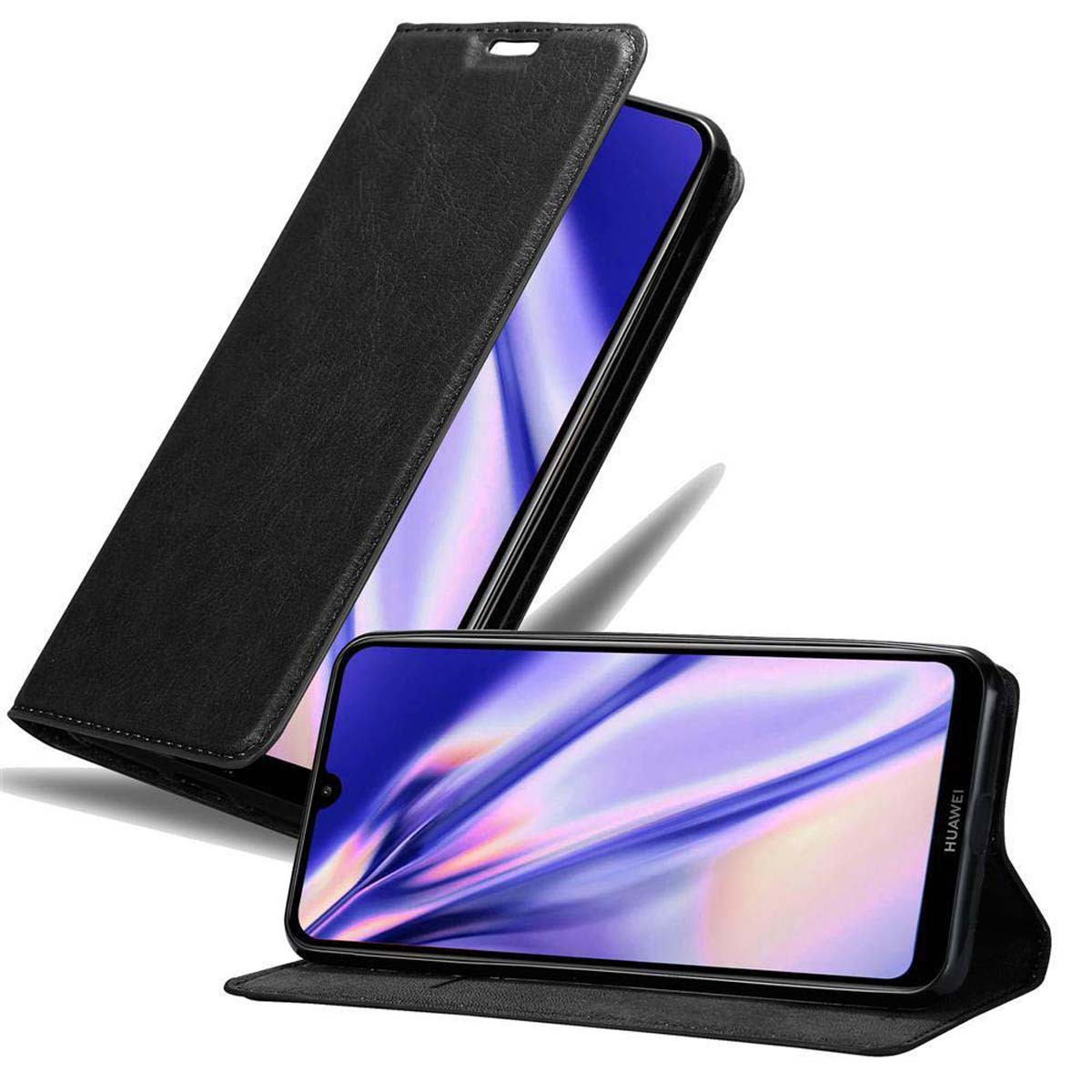 Image of Case Compatible For 2019 / Y7 Prime 2019 Protective Case With Magnetic Closure, Stand Function And Card Slot Flip Case Cover Etui Mobile Phone Flip Case Book Bag