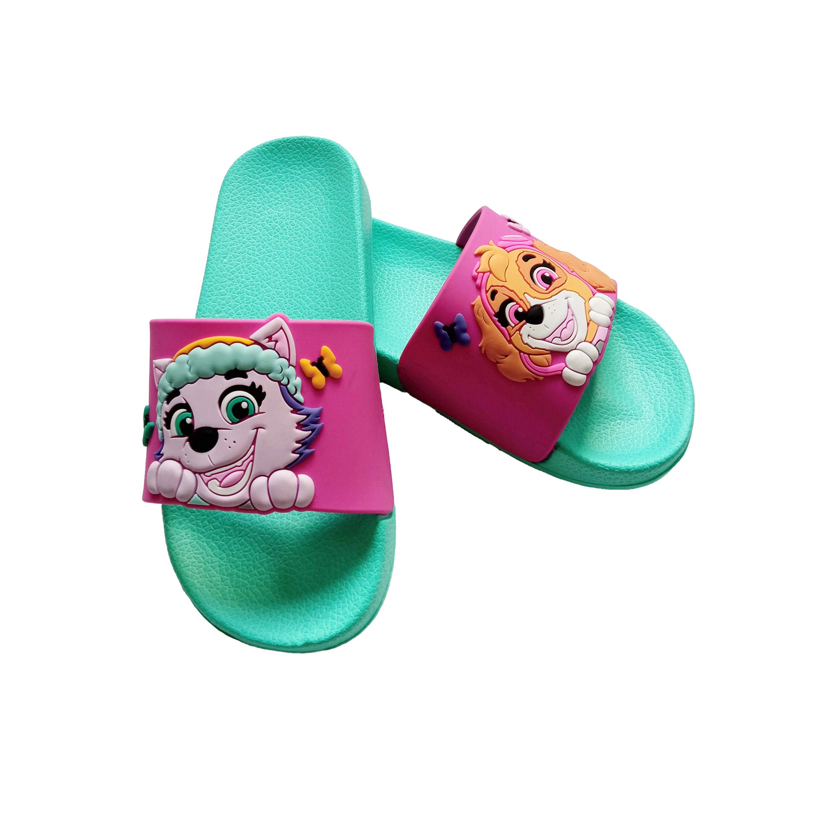 Girls' Water Slides - Skye And Kids' Non-slip Bath Slides Slippers Sandals, Pink