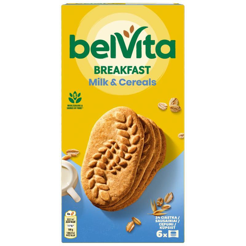 Belvita Cereal With Milk, Enriched With Calcium, Magnesium, And Iron - 300 G