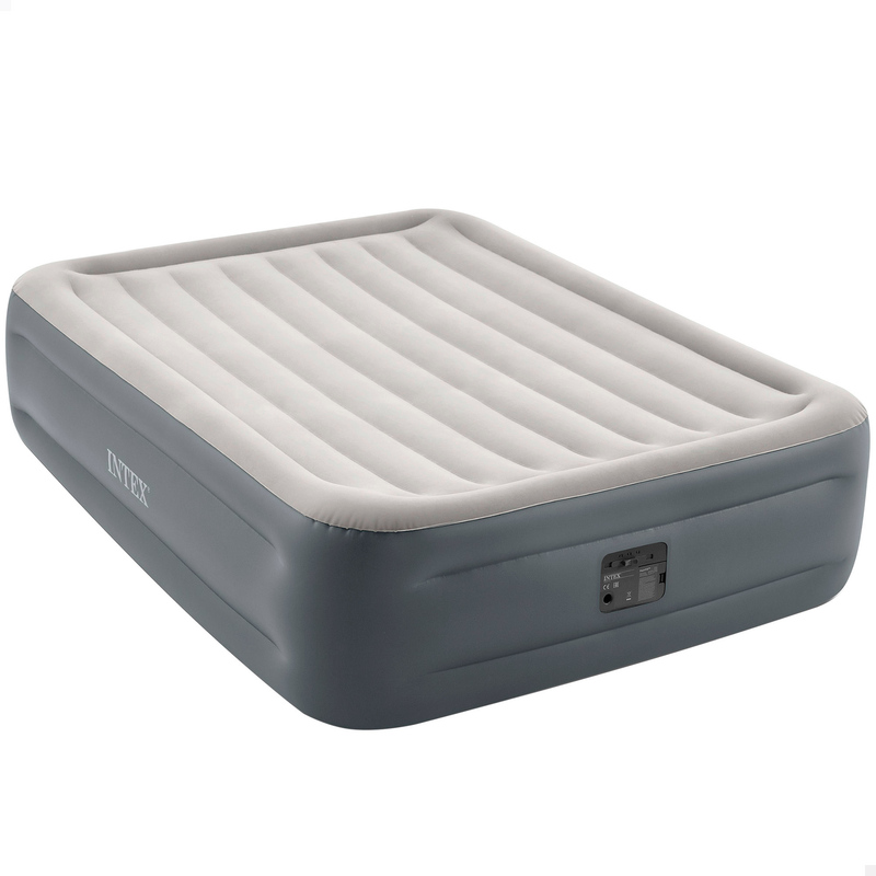 TEMU Colchón hinchable , -Beam Essential Rest, cama queen, 152x203x46 cm, para 2 , 272 kg, PVC laminado, cama hinchable para interior, hinchador