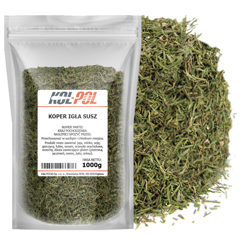 Dried Dill 1kg Natural Aromatic Dill Leaves High Quality Kol-pol: retailer-supplied image